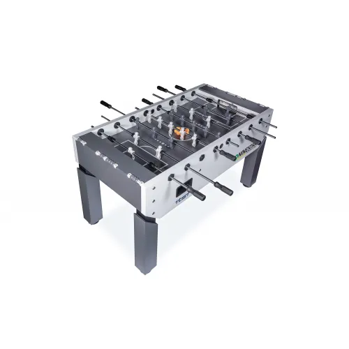 Игровой стол - футбол "NineStar Iron Pro ITSF Grey" (144х75,5х90)_D3
