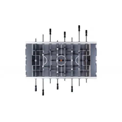 Игровой стол - футбол "NineStar Iron Pro ITSF Grey" (144х75,5х90)_D3